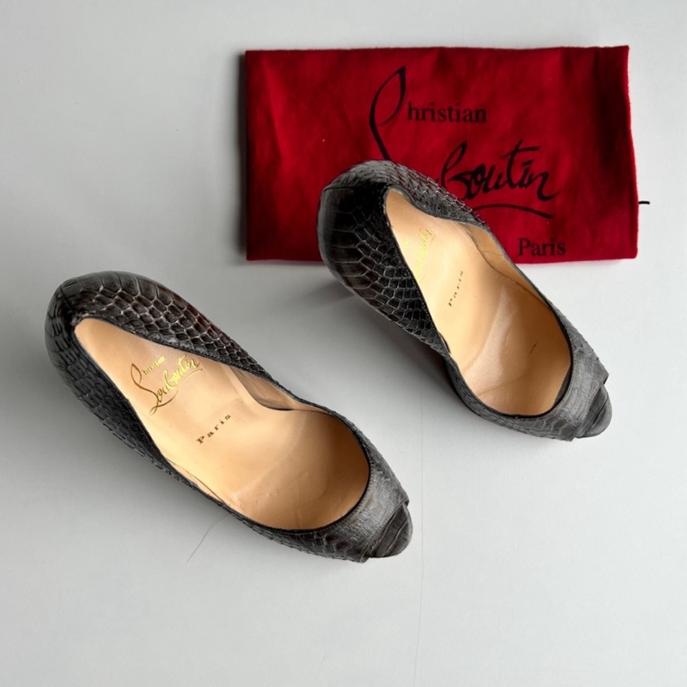 Louboutin Python Grey - Picture 3 of 10